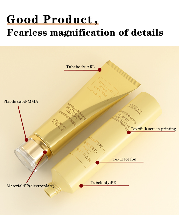 Customizable Tube with Acrylic Cap for Handcream