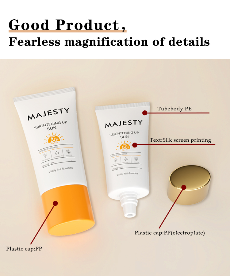 Sunscreen Tube with Screw Cap