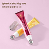 Customized Empty Spherical Metal Applicator Electric Eye Cream Tube 