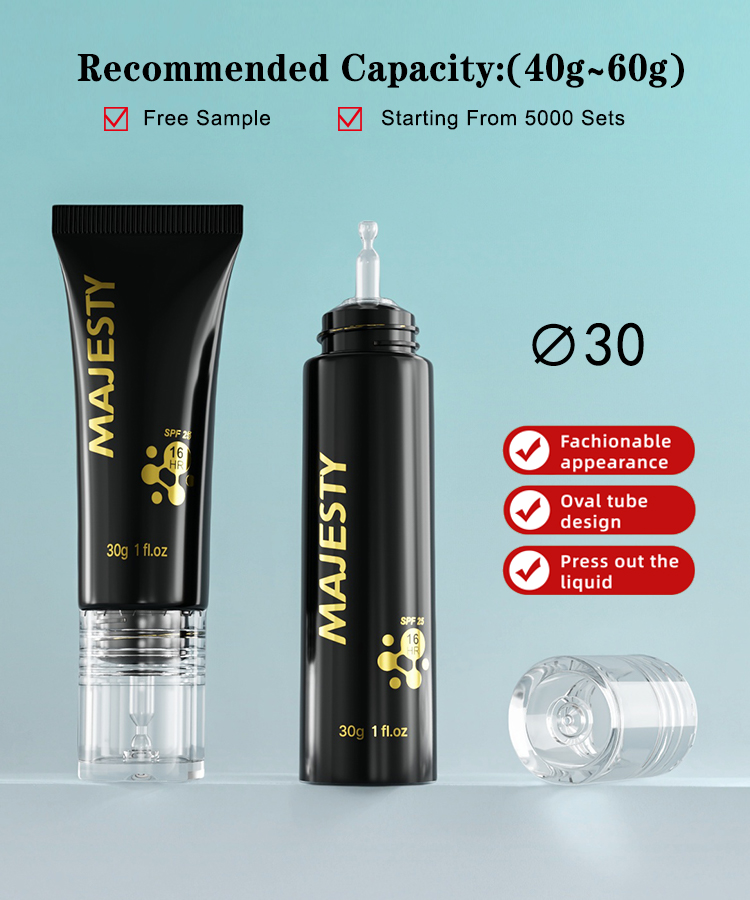 Transparent ABP Plastic Cosmetic Packaging