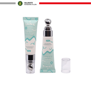 Cute And Unique Eye Cream Tube with Zinc Alloy Applicator Plastic Cosmetic Packaging 10ml-30ml Eye Care Plastic Massage Tube