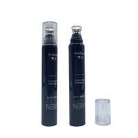 Empty Eye Massage Cosmetic Tube with Zinc Alloy Metal Tip Applicator for Sunscreen Cleanser Shampoo Lip Cream Eye Serum