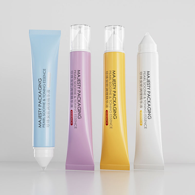 Custom OEM Plastic Squeeze Tube for Essential Cream Eye Cream Packaging Sunscreen BB CC Foundation Liquid Silicone Applicator