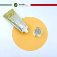 100g PE Facial Cleanser Hand Cream Soft Plastic Squeeze Tube Screw Cap Sunscreen ABS Crystal Cap Face Wash Tube Cosmetics