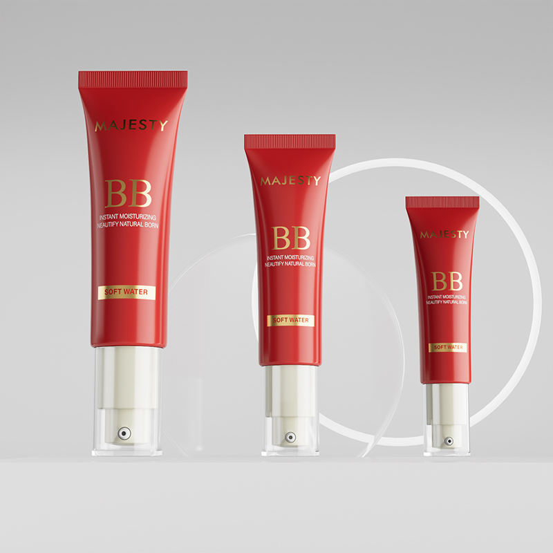 Customized Empty Squeeze Foundation BB Sunscreen Liquid Packaging Cosmetic Tube with Airless Pump for Skin Care And Eye Cream