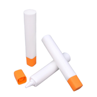 OEM 50ml Square Shape Cosmetic Tube Soft Empty Squeeze Nozzle Tube Cream Foundation Skin Care Eye Cream Screen Printing