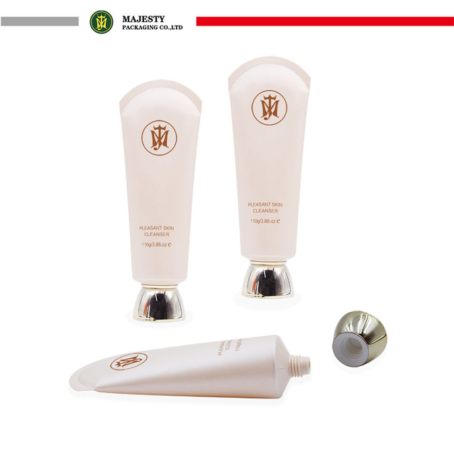 Custom Skin Care Cream Lotion Soft Squeeze Plastic Tube Facial Cleanser Empty Plastic Cosmetics Packing Tubes Wholesale