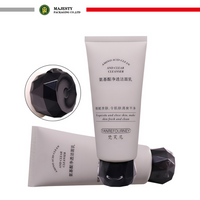 Customized 40mm Diameter Flip Top Cap Empty Foundation Tube 60~150ml for Mascara And Body Lotion Face Clean Cream Cosmetic Use