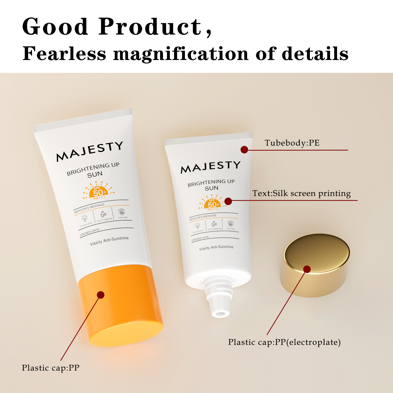 Cosmetic Squeeze Plastic Tubes