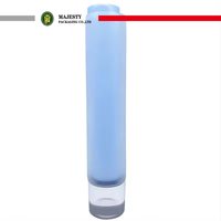 Flip Top Cap Dual-Phase Twin Tube Dual Chamber 50~150ml Body Lotion Eye Cream Container with Screen Printing Cosmetic TUBE