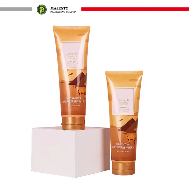 Customized 40 Mm Diameter Tube 60~150 Ml Flip Top Cap Labeling Printing for Facial Creams Body Lotion Face Care Facial Cleanser