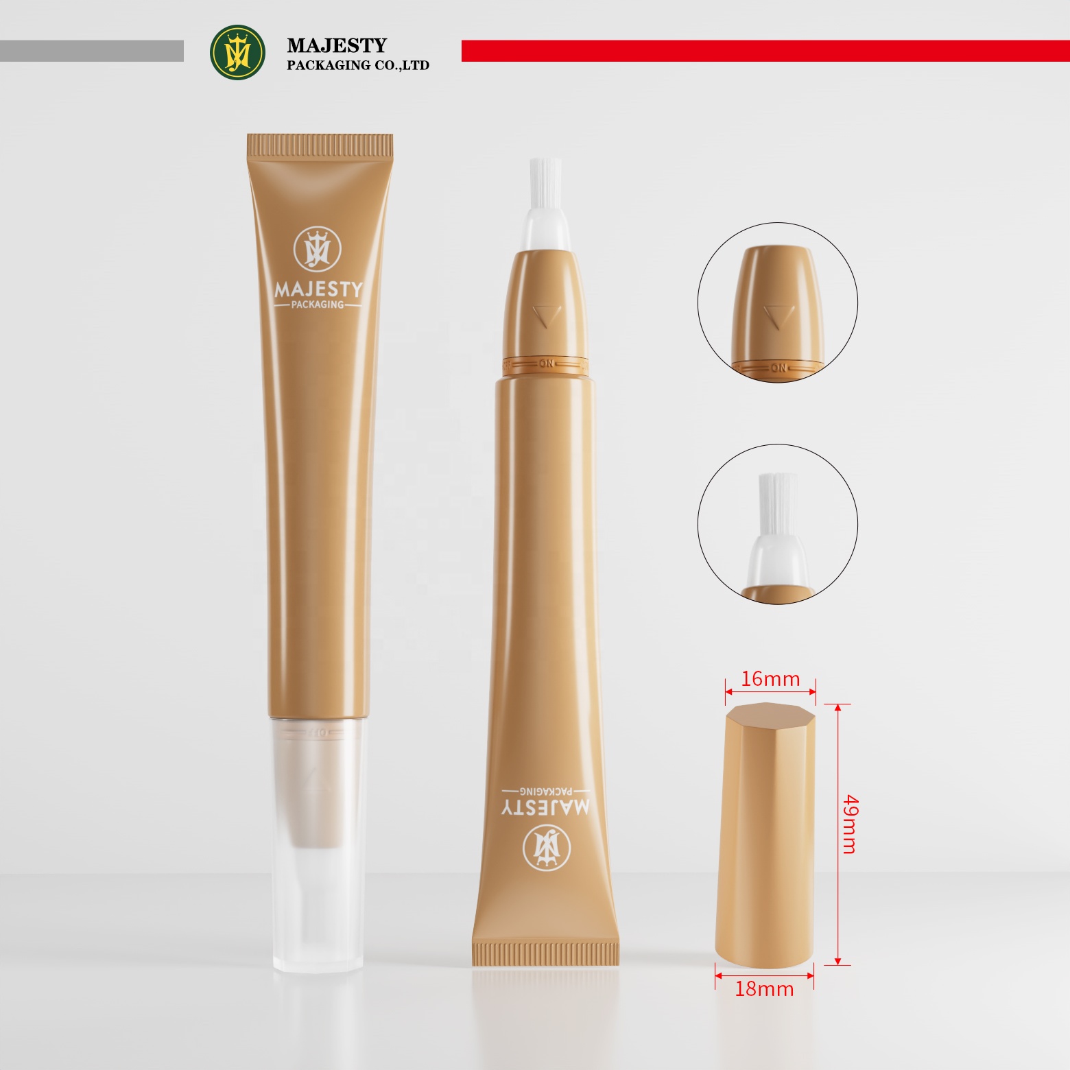 cosmetic tube 100ml printing