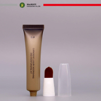 10ml 15ml 30ml Cosmetic Plastic Tube Packaging Lipstick Lipcare Nail Oil Tube Brush Applicator Easy To Use Empty Plastic Tube