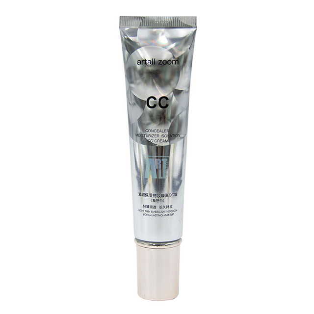 Soft Plastic Laser Sprint Squeeze Tube Aluminum Foundation BB & CC Skin Care Serum Tube with Screw Top Lid