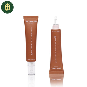 Pointy Applicator Eye Cream Plastic Tube Packaging Eye Product Empty Tube Plastic Skincare Packaging 10ml 20ml 30ml Round Tube