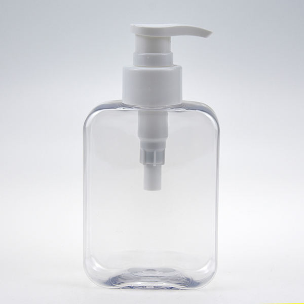 Empty 150ml 300ml Luxury Shower Gel Pump HDPE Plastic Bottle Packaging Flat Square Shampoo And Conditioner Bottles for Hair