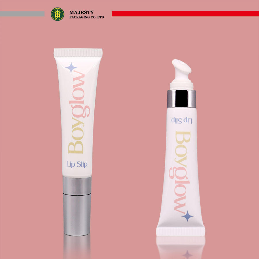 Small Volume Eye Cream Plastic Empty Tube Cosmetic Skincare Packaging Ceramic Applicator Easy To Use OEM/ODM Customize Tube