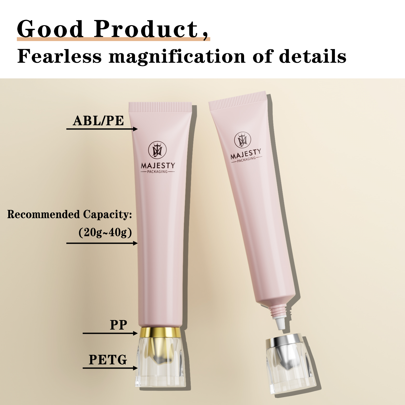 Customized Empty BB Cream Packaging Tube Acne Removing Gel Container Skin Care Packaging