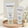 Factory Customized Plastic PE Cosmetic Tube Packaging For Sunscreen with Acrylic Double Layer Cap