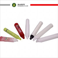 Customized 5-20ml Plastic Empty Squeeze Tubes with Cap for Lip Balm Lipstick Lip Gloss Cream Cosmetics