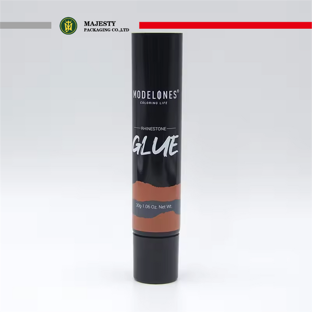 Customizable 30ml Matte Black Soft Tube for Cosmetic Liquid Foundation Cream Sunscreen Tube BB Cream Tube