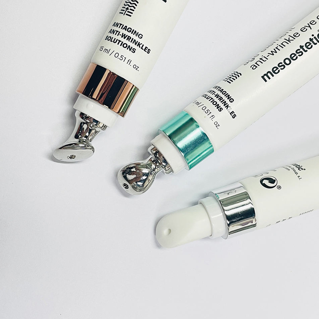 Customized 19mm Dia. Empty Eye Cream Tube 10ml 15ml 20ml Plastic Massage Ceramics Top Packaging with Ceramic Plate Applicator