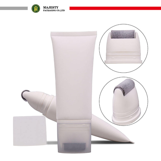 Custom Plastic Tube with Roller Bar Massage Applicator for Cosmetic Roller Tube Body Care