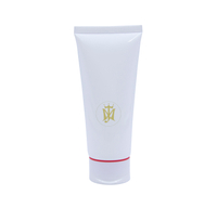 Custom Empty PE Lotion Squeeze Tube Soft Cosmetic Plastic Tube with Flip Top for Face Wash Surface Handled by Hot Stamping