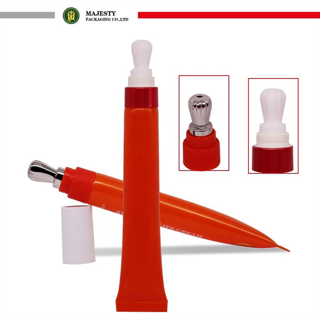 Customized Ceramic Zinc Alloy Applicator Empty Lipstick Tube 19mm Diameter 10~30ml Capacity Screw Cap Cream
