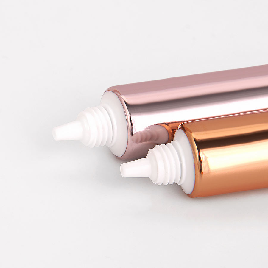 ABL Rose Gold Champaign Gold 15ml 20ml 30ml Squeeze Cosmetic Plastic Tubes Packaging for Sunscreen And Eye Cream