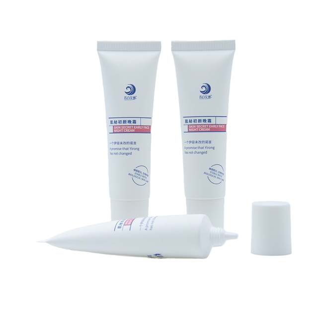 30g Long Nozzle Tube Packaging Face Sunscreen Shampoo Cleanser Mask Cosmetics-Empty Plastic Soft Squeeze Cosmetic Eye Cream Tube