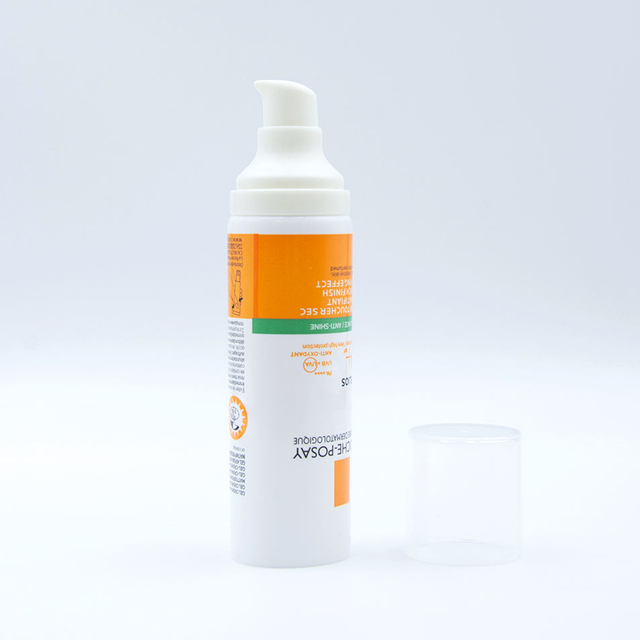 Custom Empty Plastic Airless Pump Tube for Sun Cream BB Cream Foundation Packaging for Face Sunscreen Eye Cream Masks