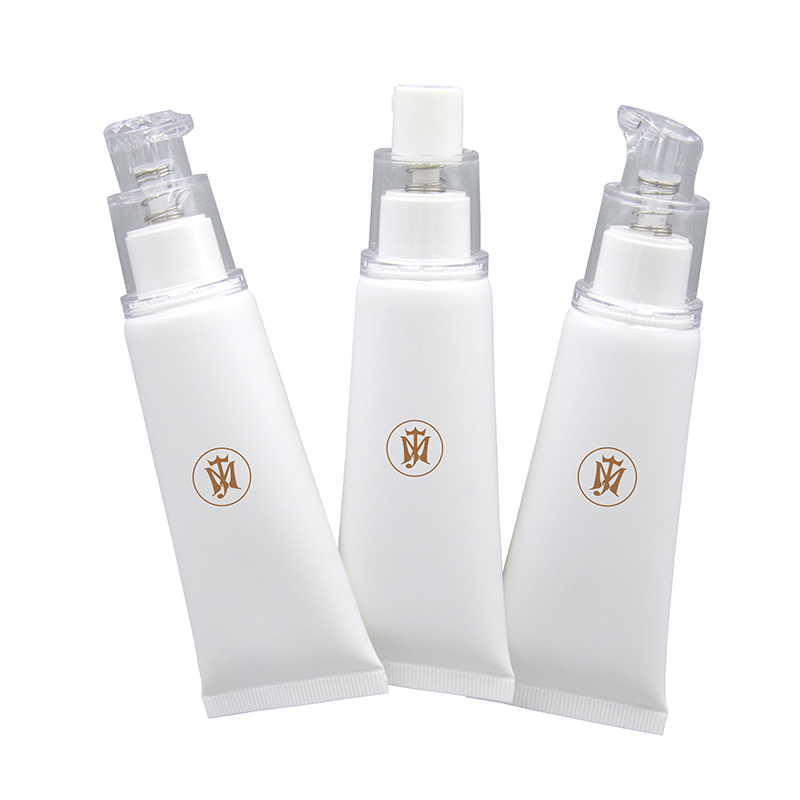 Pressed Pump Cosmetic Tube
