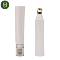 Custom 10ml 15ml 20ml Cometic Eye Cream Tube Ceramic Tube Zinc Alloy Head Hose Squeeze Empty Packaging