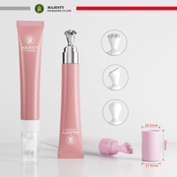Custom10ml 15ml 20ml Cometic Squeeze Eye Cream Tube Ceramic Head Zinc Alloy Head Hose Packaging