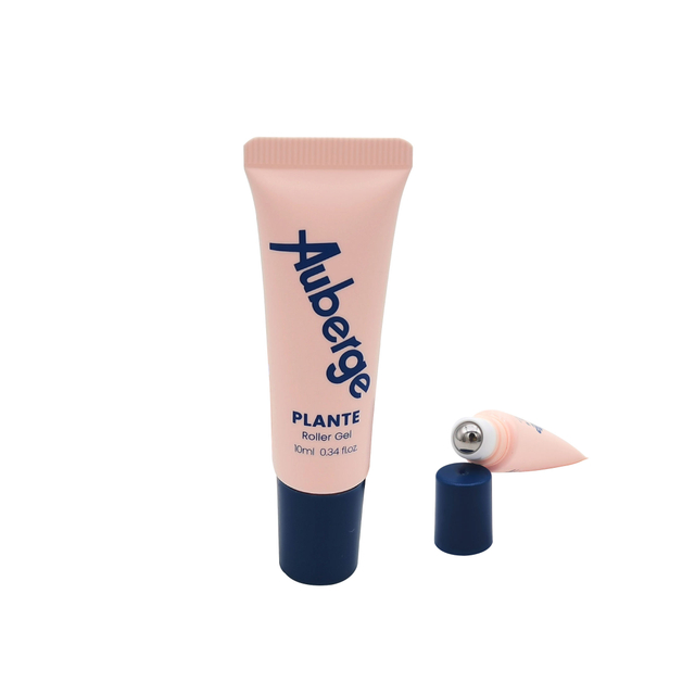 Custom Designed Empety Cosmetic Lipgloss Tubes Metal Roller Ball Packaging for Lip Balm Lip Care Eye Cream Makeup Usage