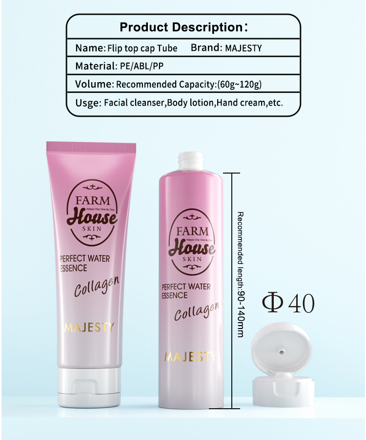 Empty Cleanser Packaging Tube