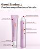 Customized Plastic PE Cosmetic Tube Packaging For Lipstick with Silicone Pointy Applicator
