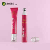 Customized Empty Spherical Metal Applicator Electric Eye Cream Tube 