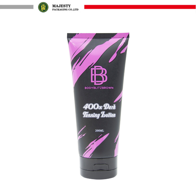 Plastic Cosmetic Tube Packaging Shampoo Conditioner Body Lotion Round Plastic PE Tube Soft Squeeze Plastic Tube Packaging