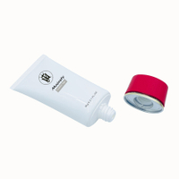 Center Dispensing Screw Cap Plastic Tube Body Lotion Tube Plastic Skincare Cosmetic Packaging PE Plastic Tube