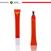 Empty Plastic Cosmetic Tube Packaging Eyecream Lipbalm Tube Ceramic Or Zinc Alloy Massage Applicator Skincare Tube Packaging