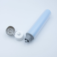 Transparent Plastic Dual Chamber Soft Squeeze Cosmetic Tube Double Skin Care Packaging for Cream Lotion Empty Plastic Tubes