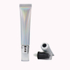 20g 20ml Empty Cosmetic Soft Aluminum Plastic Tube with Airless Pump Cap Silver Laser Squeeze for Sunscreen Face Cream Packaging