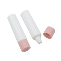 Dual Chamber Cosmetic Tube 60/65 Ml Empty Skincare Lotion Cream Container with Screw Lid for Mascara Sunscreen 100 Ml Capacity