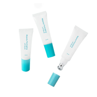 10 Ml To 25 Ml Metal Tip Lip Squeeze Cosmetic Tube Zinc Alloy Eye Massage Plastic Tube Packaging for Lash Serum Squeeze Lip