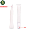 Plastic Cosmetic Tube Packaging Eyecream Lipbalm Tube Small Volume with Zinc Alloy Or Ceramic Slanted Applicator Tube Packaging