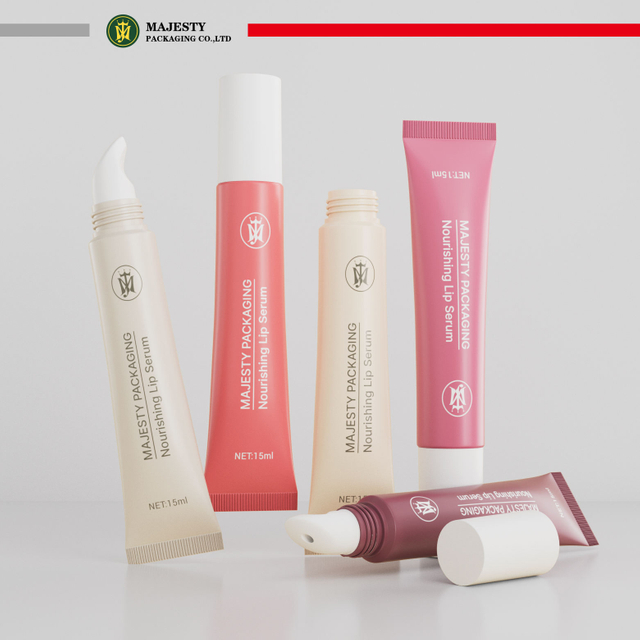 OEM Custom Personalized Design Flip Top For Screen Printing Plastic Lip Gloss Tubes