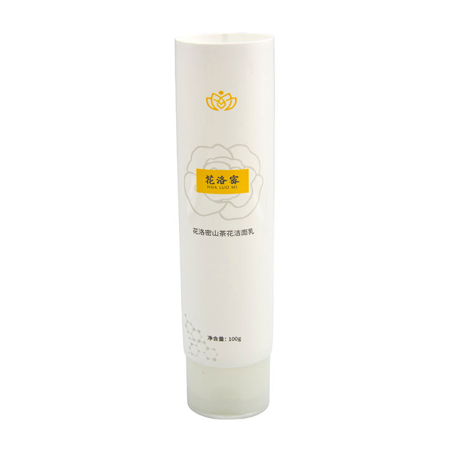 OEM100ML-120ML Cosmetic Tube for Hand Cream Face Cleaner Sunscreen Squeeze Tube with Flip Top Hot Stamping Surface Handling