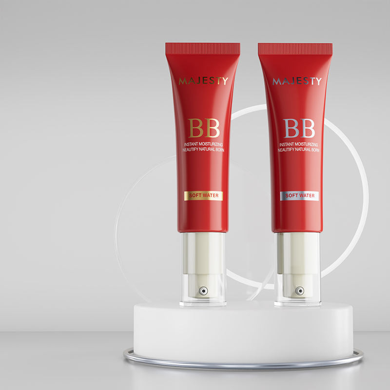 Customized Empty Squeeze Foundation BB Sunscreen Liquid Packaging Cosmetic Tube with Airless Pump for Skin Care And Eye Cream